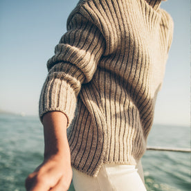 The Maritime Sweater in Mink: Alternate Image 3