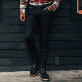 The Slim Jean in Black Selvage - featured image