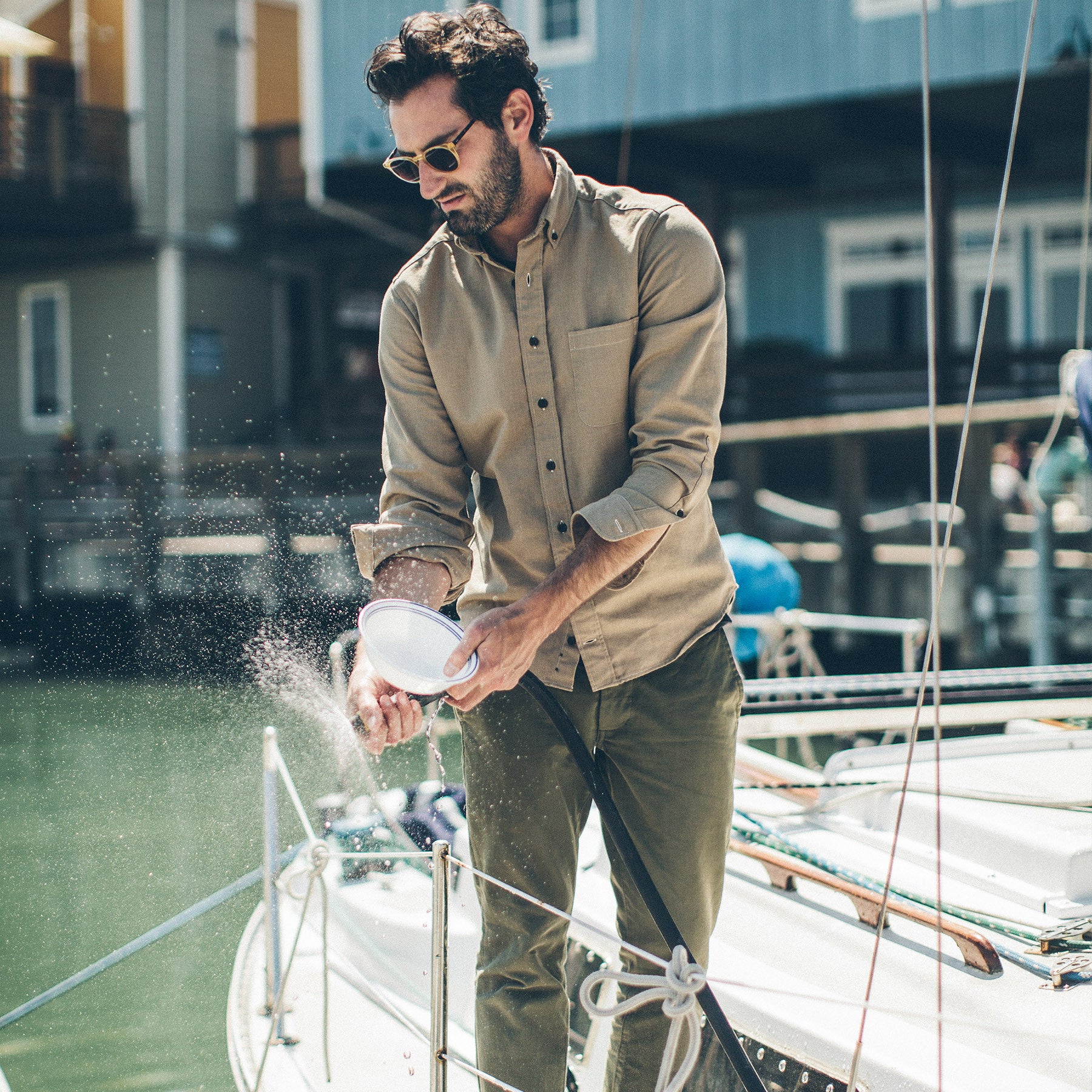 The Jack in Khaki Work Oxford: Alternate Image 2, Wovens by Taylor Stitch