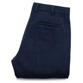 The Telegraph Trouser in Navy Boiled Wool: Alternate Image 6