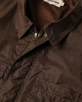 The Longshore Jacket in Dark Oak Waxed Canvas: Alternate Image 5, Outerwear by Taylor Stitch