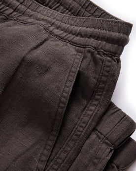 material shot of the pocket on The Apres Pant in Shadow Hemp, Bottoms by Taylor Stitch