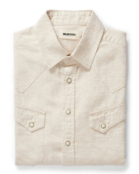 The Western Shirt in Natural: Featured Image, Wovens by Taylor Stitch