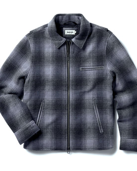 flatlay of The Wyatt Jacket in Ash Plaid Wool, Outerwear by Taylor Stitch