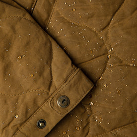 The Vertical Jacket in British Khaki Dry Wax: Alternate Image 9