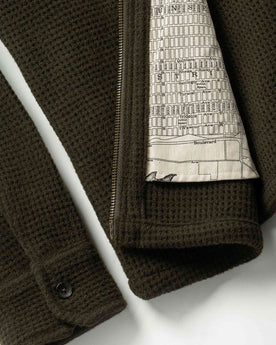 The Coit Jacket in Olive Waffle: Alternate Image 9, Outerwear by Taylor Stitch
