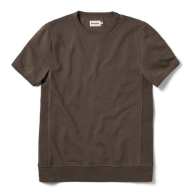 flatlay of The Short Sleeve Fillmore Crew in Walnut