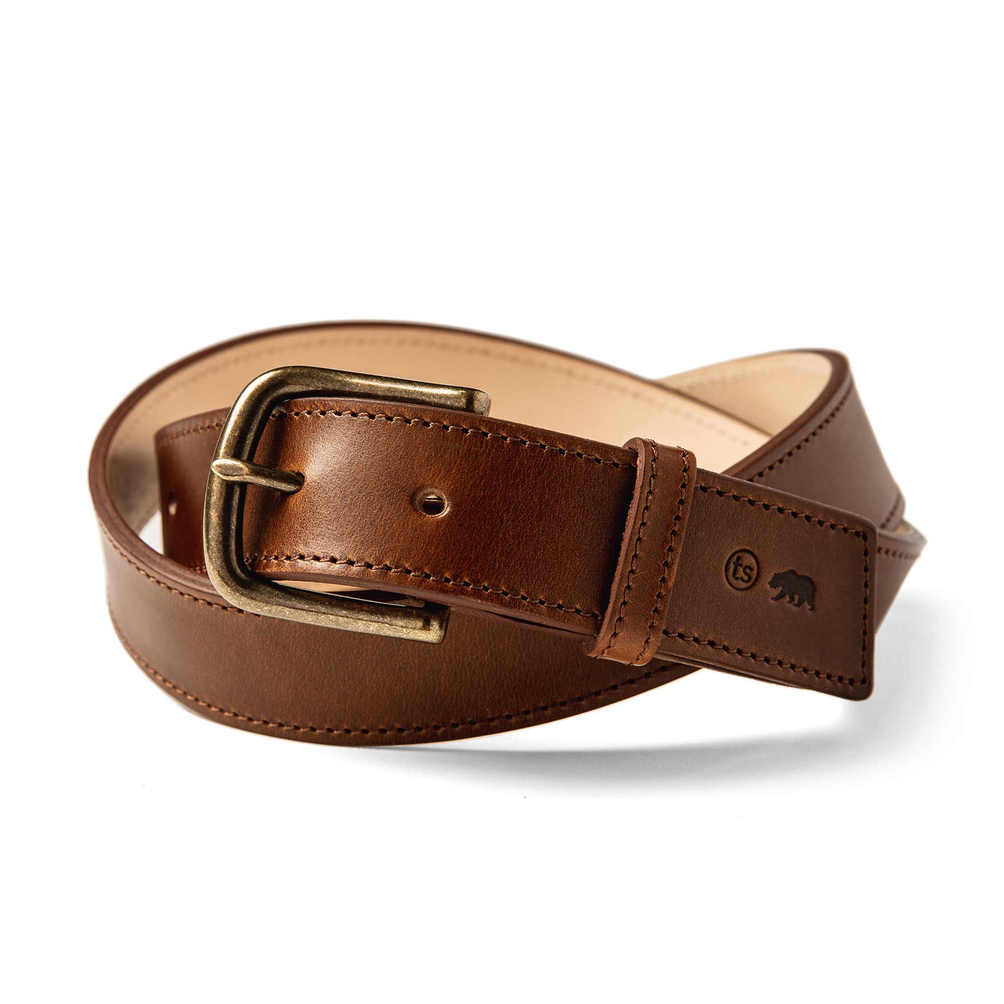 The Stitched Belt in Whiskey Eagle: Featured Image, Accessories by Taylor Stitch