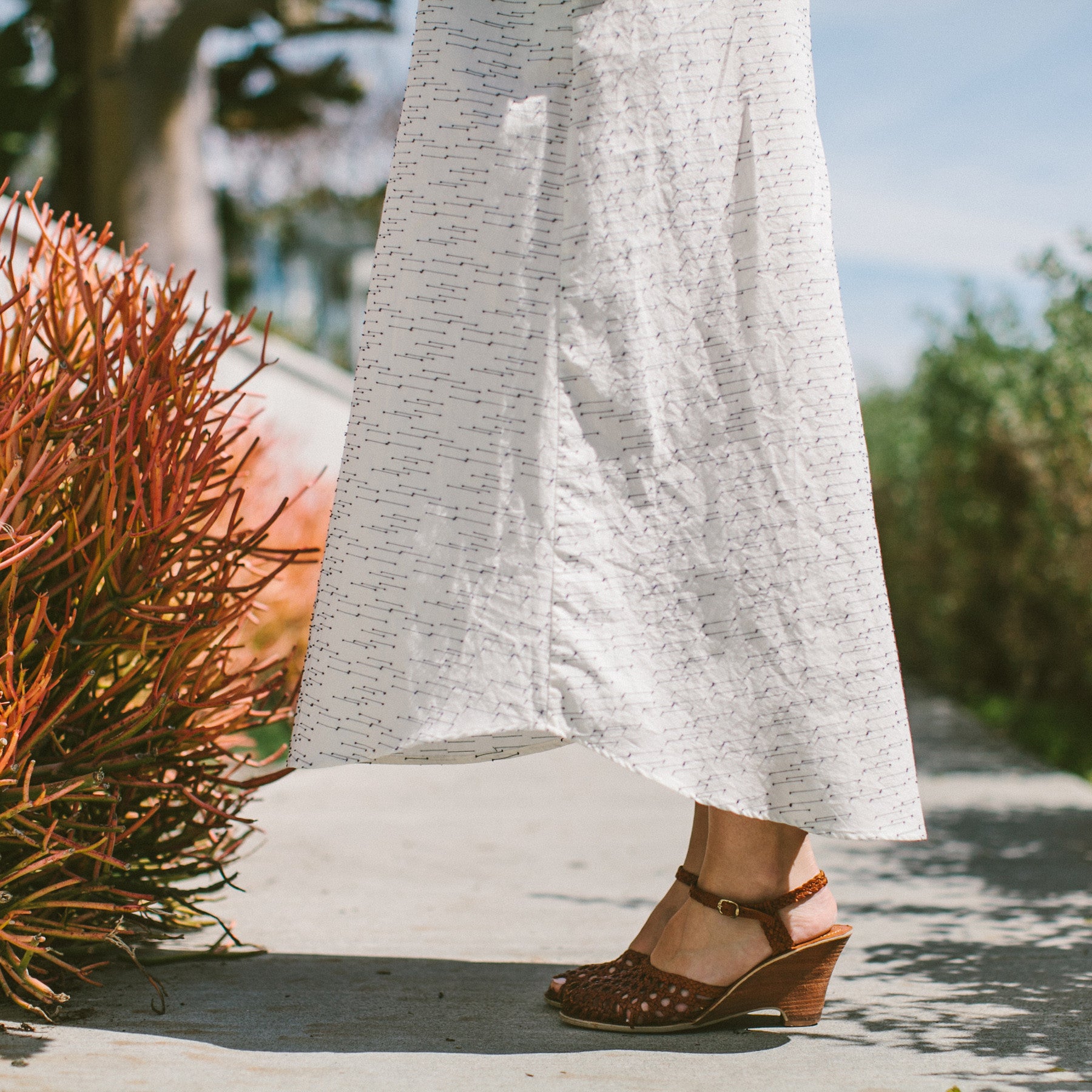 The Venice Dress in Natural and Indigo Jacquard: Alternate Image 4, Dresses by Taylor Stitch