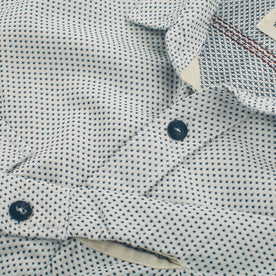 The Utility Shirt in Natural Cross Jacquard - featured image