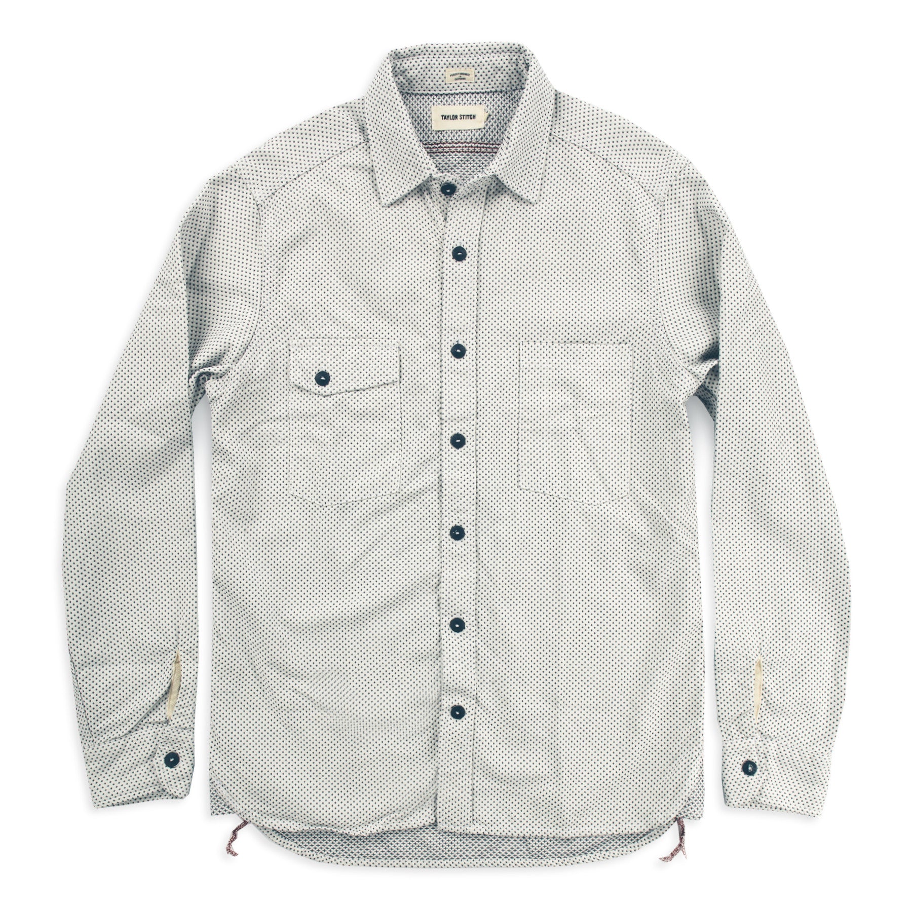 The Utility Shirt in Natural Cross Jacquard: Alternate Image 2, Wovens by Taylor Stitch