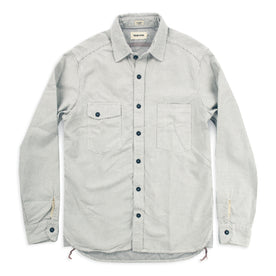 The Utility Shirt in Natural Cross Jacquard: Alternate Image 2