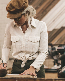The Andie Shirt in Natural Corded Denim: Alternate Image 1, Wovens by Taylor Stitch