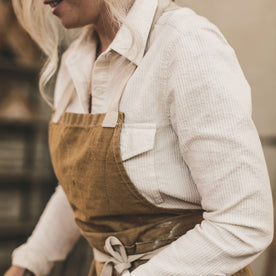 The Andie Shirt in Natural Corded Denim: Alternate Image 4