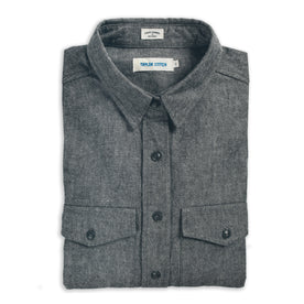 The Studio Shirt in Charcoal Everyday Chambray: Alternate Image 5