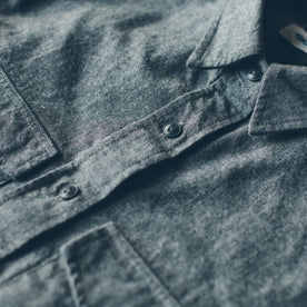 The Studio Shirt in Charcoal Everyday Chambray: Alternate Image 4