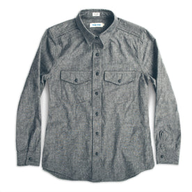 The Studio Shirt in Charcoal Everyday Chambray: Featured Image