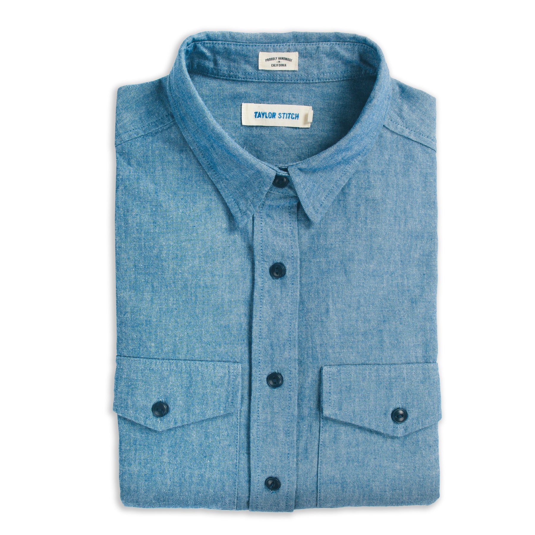 The Studio Shirt in Blue Everyday Chambray: Alternate Image 5, Wovens by Taylor Stitch
