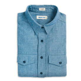 The Studio Shirt in Blue Everyday Chambray: Alternate Image 5