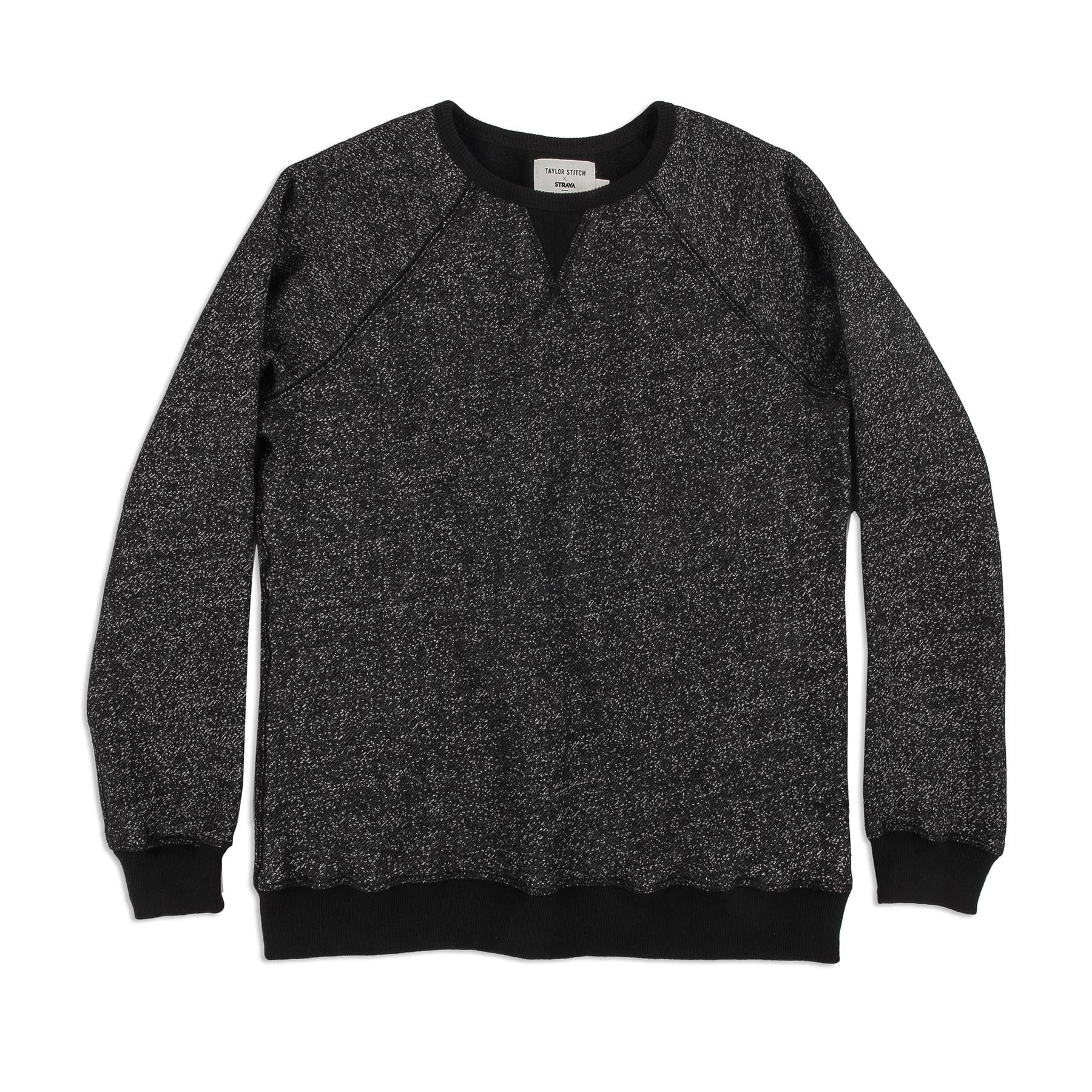 The Women's Apres Crewneck in Salt and Pepper Fleece: Featured Image, Knits by Taylor Stitch