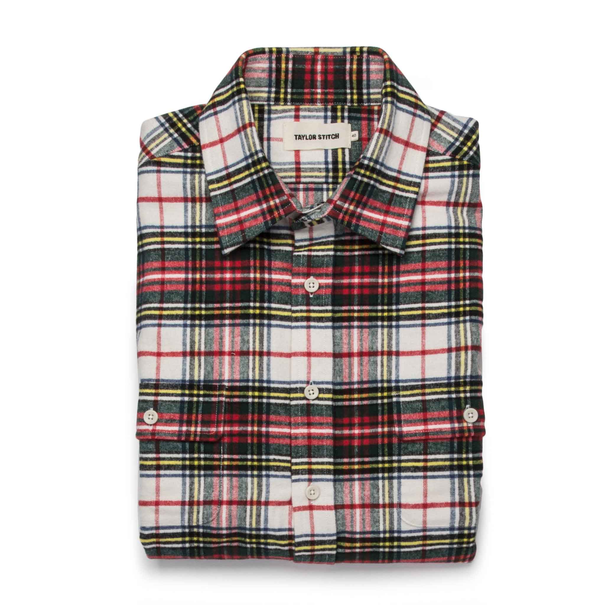 The Yosemite Shirt in White Tartan: Featured Image, Wovens by Taylor Stitch