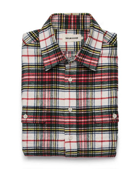 The Yosemite Shirt in White Tartan: Featured Image, Wovens by Taylor Stitch