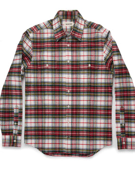 The Yosemite Shirt in White Tartan: Alternate Image 7, Wovens by Taylor Stitch
