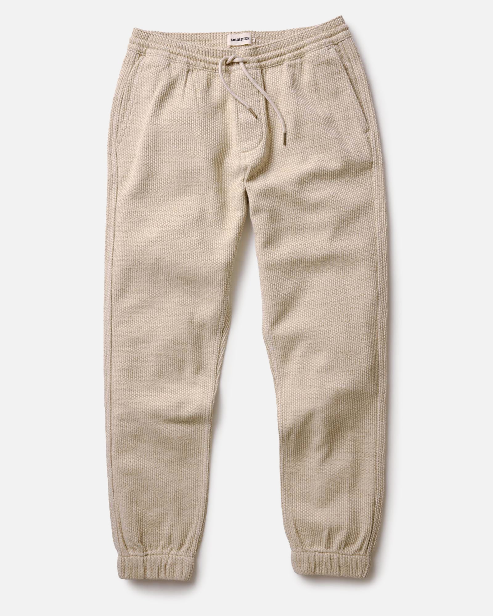 material shot of the pocket on The Apres Pant in Natural Sashiko , Bottoms by Taylor Stitch