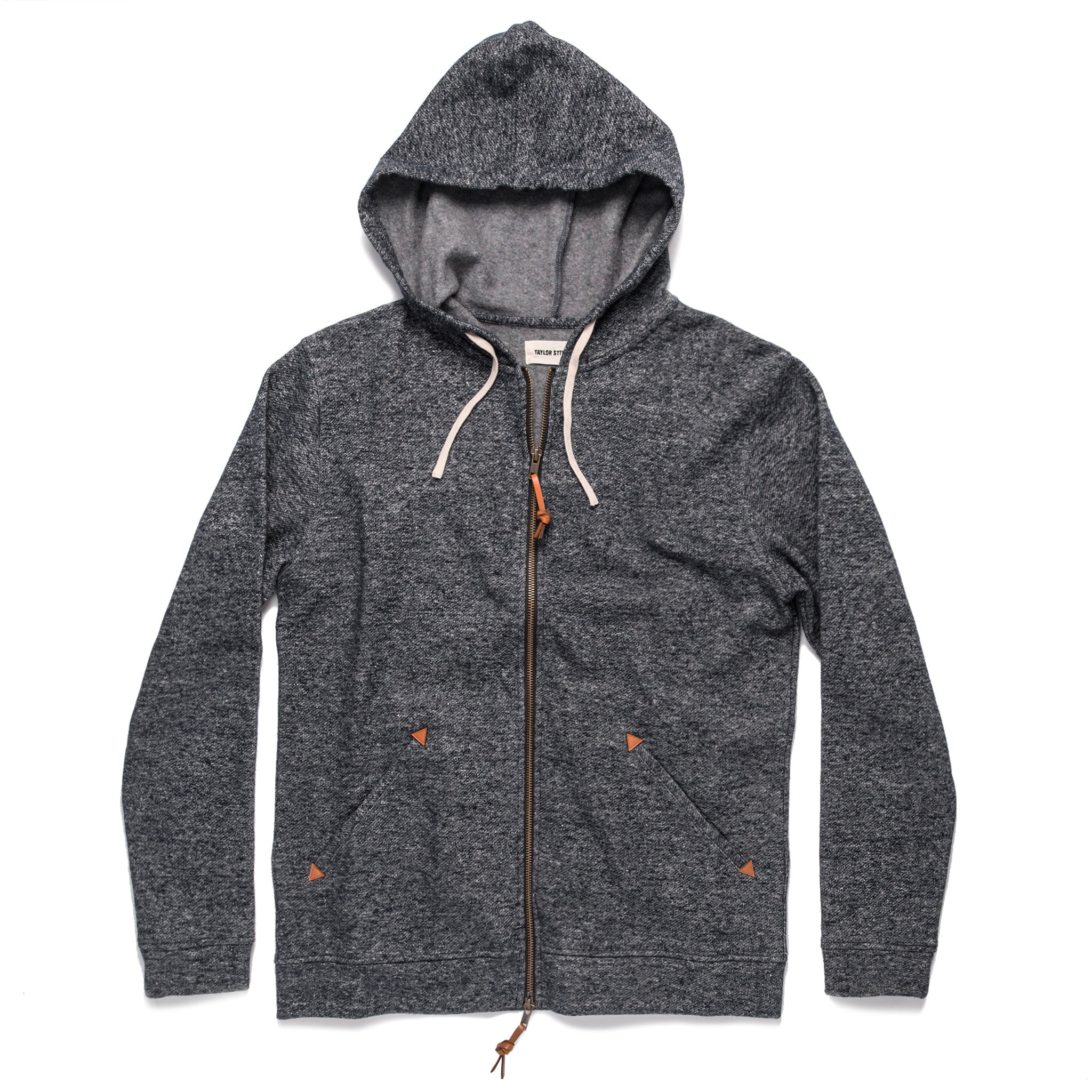 The Après Hoodie in Navy Hemp Fleece: Featured Image, Knits by Taylor Stitch