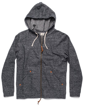 The Après Hoodie in Navy Hemp Fleece: Featured Image, Knits by Taylor Stitch