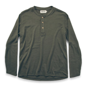 The Merino Henley in Army - featured image