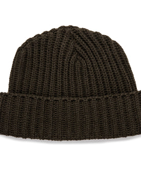 The Beanie in Dark Olive Merino: Featured Image, Accessories by Taylor Stitch