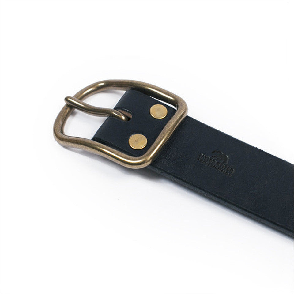 Black Brass Buckle Belt - 1.5: Alternate Image 1, Accessories by Taylor Stitch