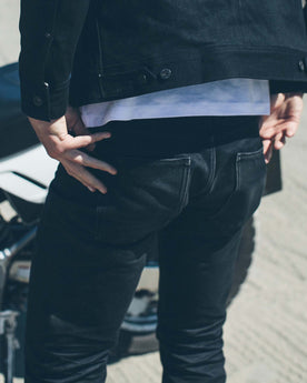 The Slim Jean in Yoshiwa Mills Black Selvage: Alternate Image 4, Denim by Taylor Stitch