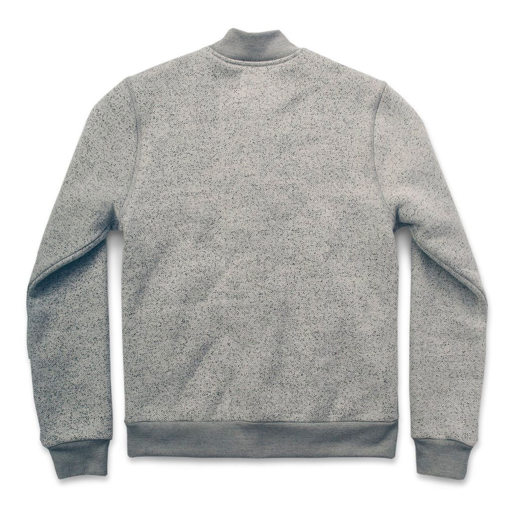 The Bomber in White Fleck Fleece: Alternate Image 4, Mens by Taylor Stitch