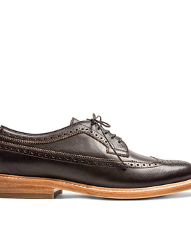 The Brogue in Espresso Leather: Featured Image, Footwear by Taylor Stitch