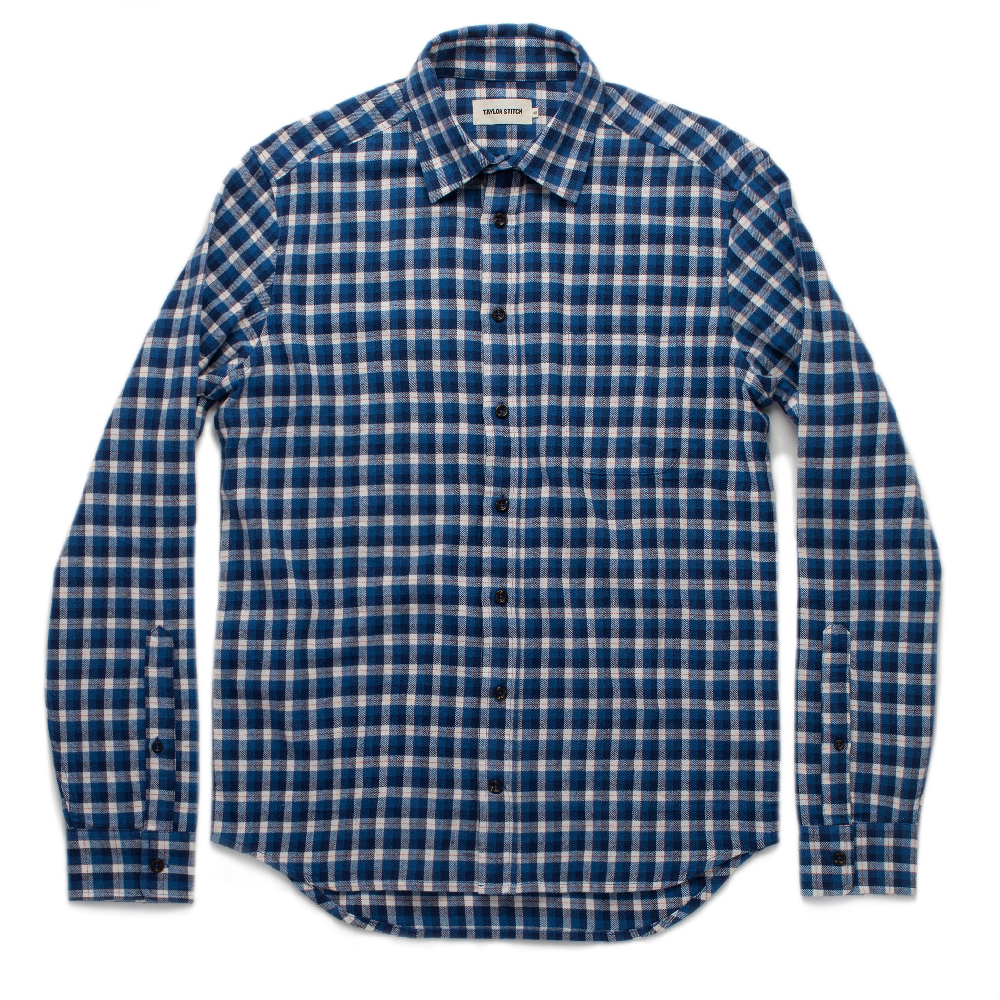 The California in Brushed Navy Plaid: Alternate Image 9, Wovens by Taylor Stitch