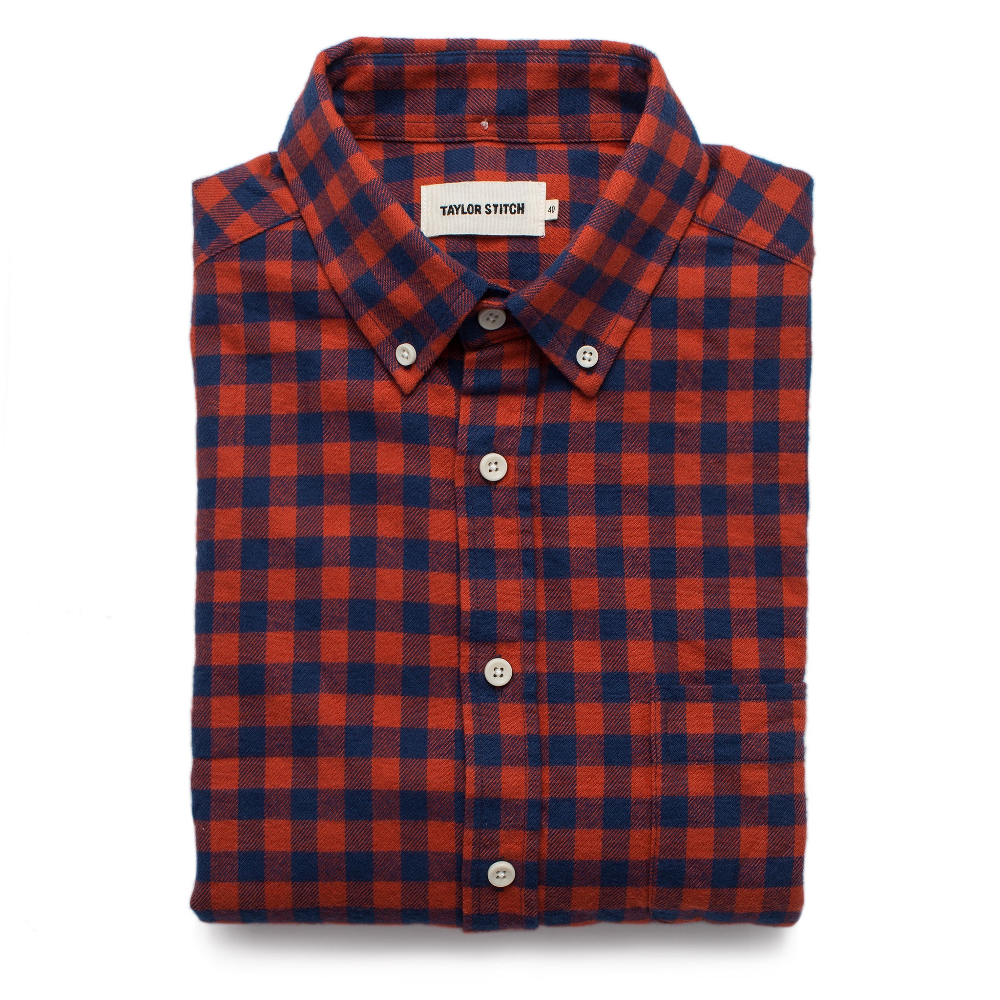 The Jack in Brushed Navy Buffalo Check: Featured Image, Wovens by Taylor Stitch