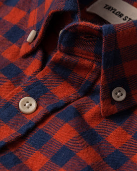 The Jack in Brushed Navy Buffalo Check: Alternate Image 7, Wovens by Taylor Stitch