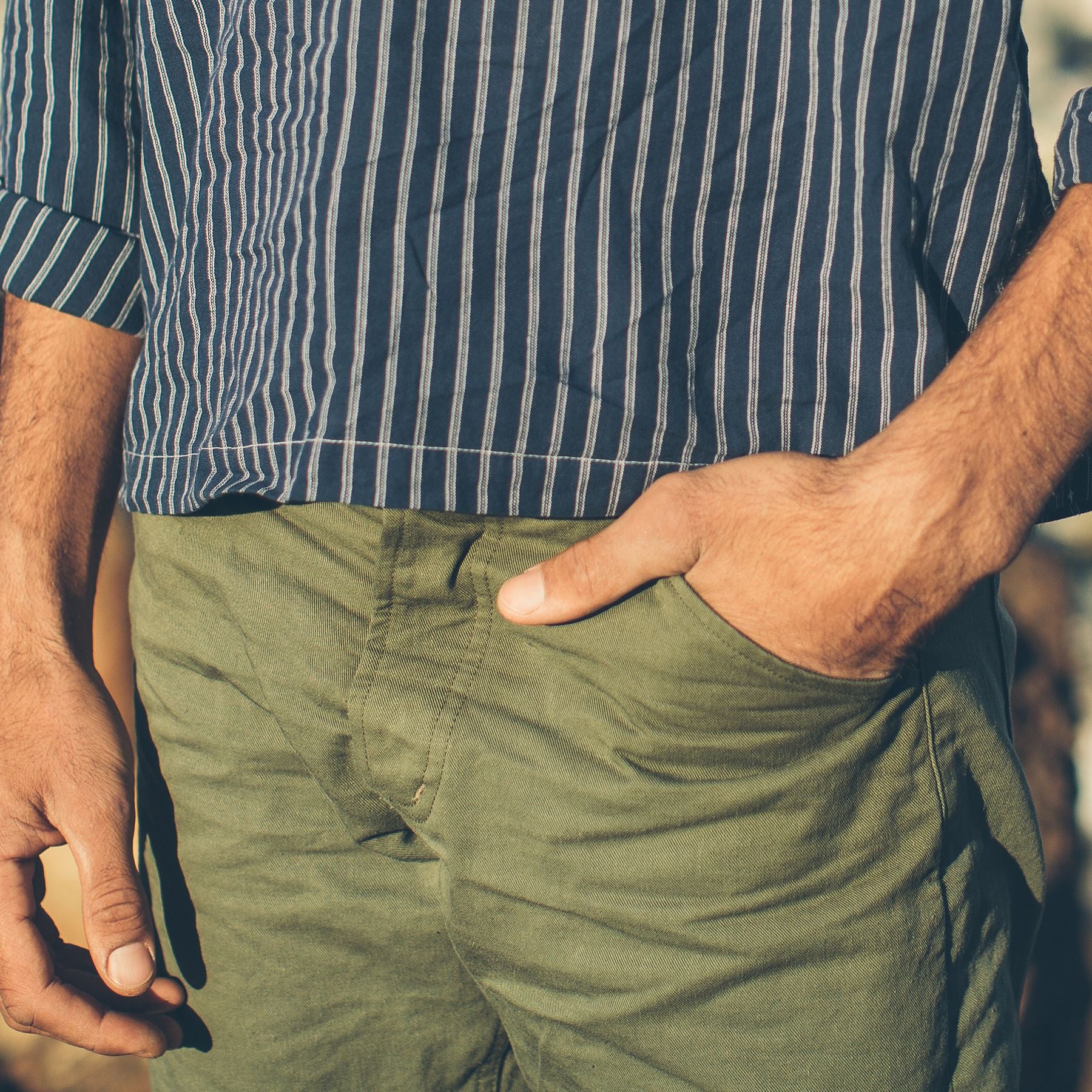 The Camp Pant in Olive Drab Selvage: Alternate Image 5, Pants by Taylor Stitch