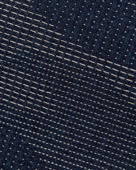 The Short Sleeve Jack in Indigo Jacquard Camo: Alternate Image 7, Wovens by Taylor Stitch