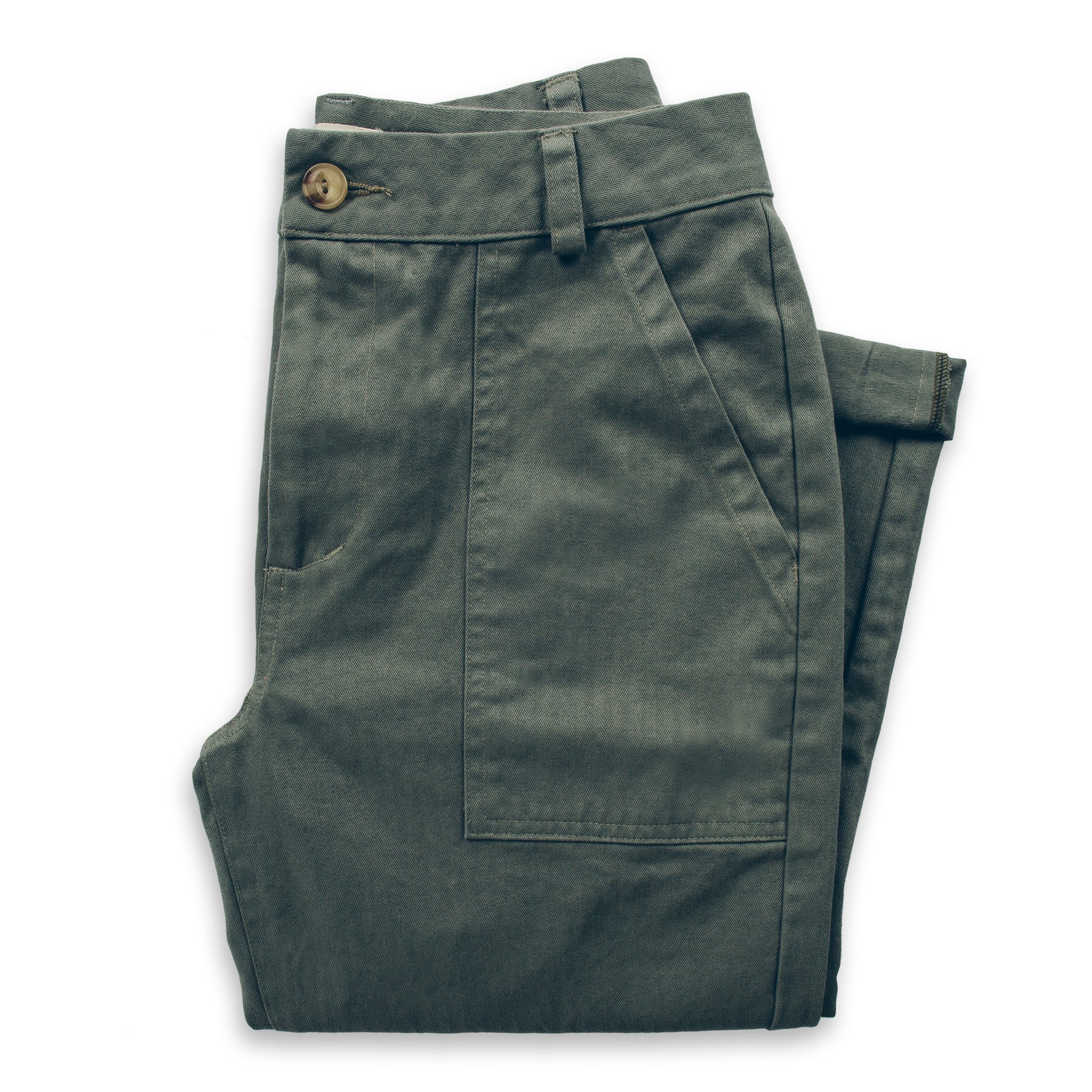 The Cavallo Pant in Olive: Featured Image, Bottoms by Taylor Stitch