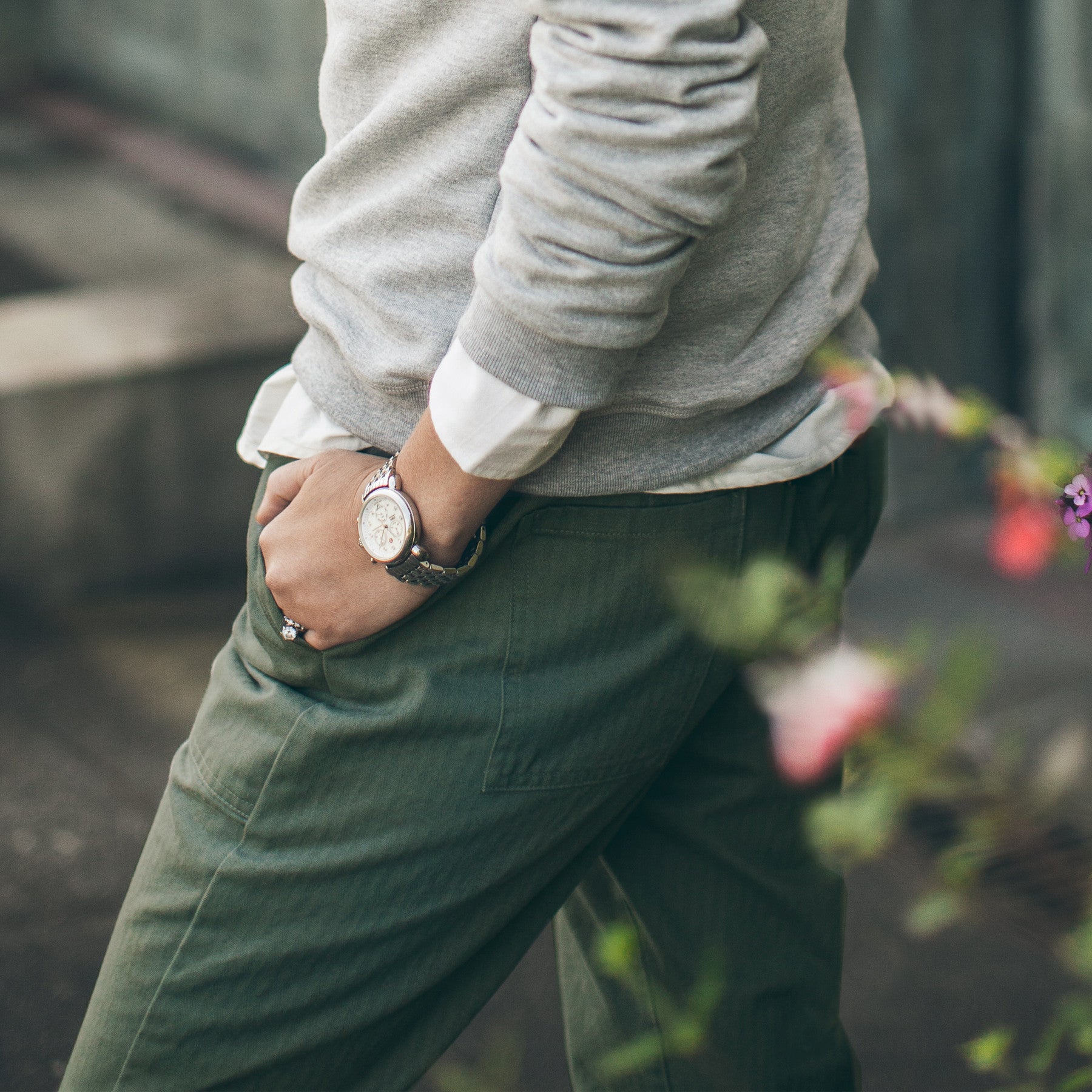 The Cavallo Pant in Olive: Alternate Image 3, Bottoms by Taylor Stitch