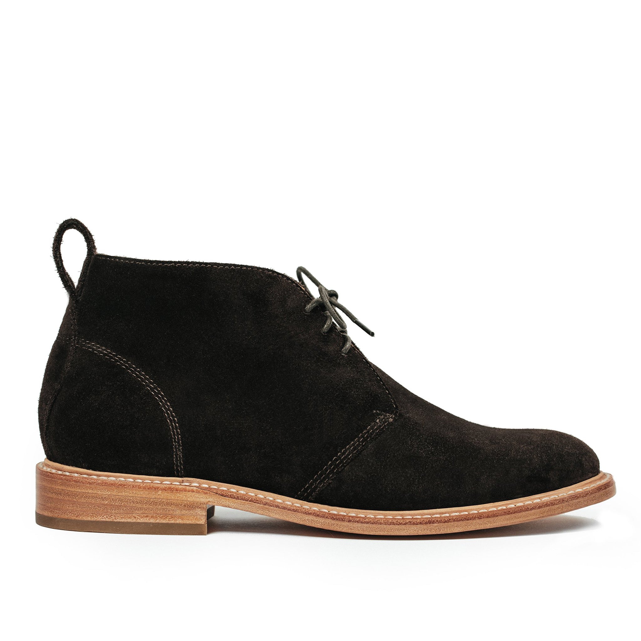 The Chukka in Weatherproof Chocolate Suede: Featured Image, Footwear by Taylor Stitch