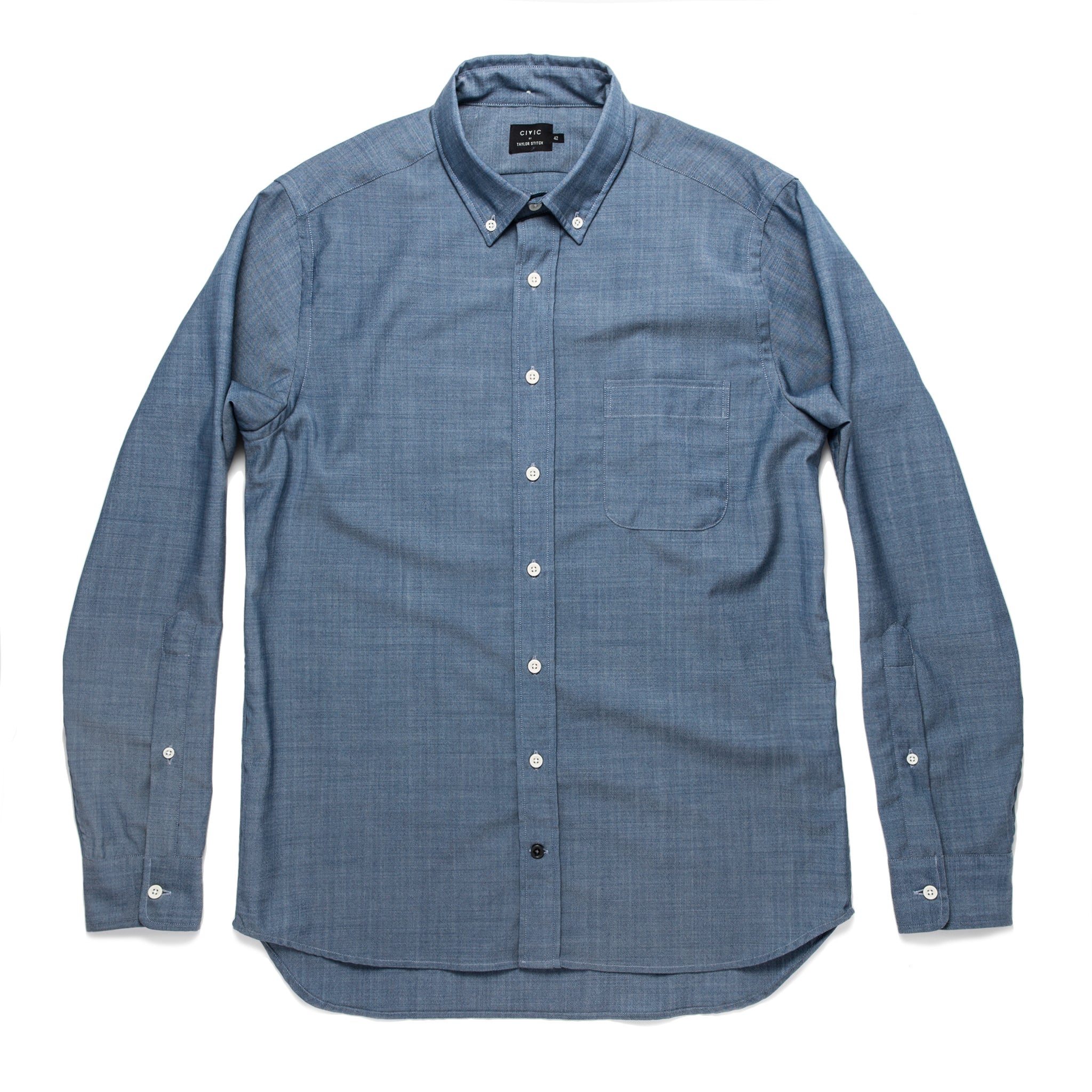 The Merino Jack in Sky Blue Chambray: Alternate Image 8, Wovens by Taylor Stitch