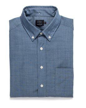 The Merino Jack in Sky Blue Chambray: Featured Image, Wovens by Taylor Stitch