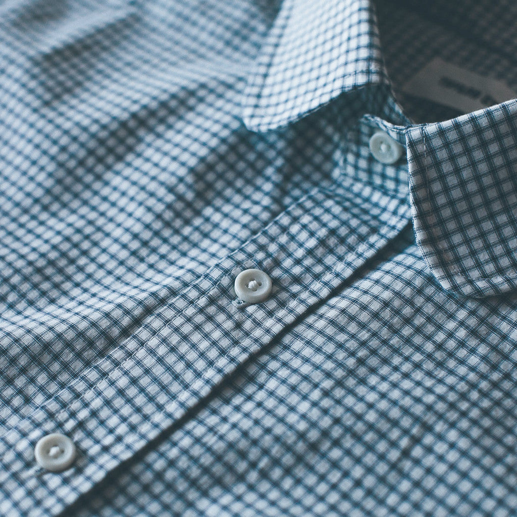 Antique Navy Check Club Collar: Alternate Image 5, Wovens by Taylor Stitch