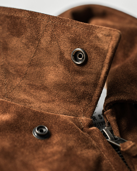 The Moto Jacket in Tobacco Suede: Alternate Image 9, Outerwear by Taylor Stitch