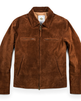The Moto Jacket in Tobacco Suede: Featured Image, Outerwear by Taylor Stitch