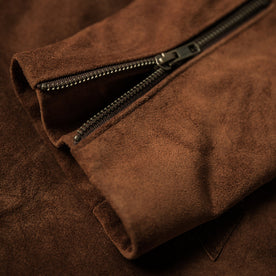 The Moto Jacket in Tobacco Suede: Alternate Image 8